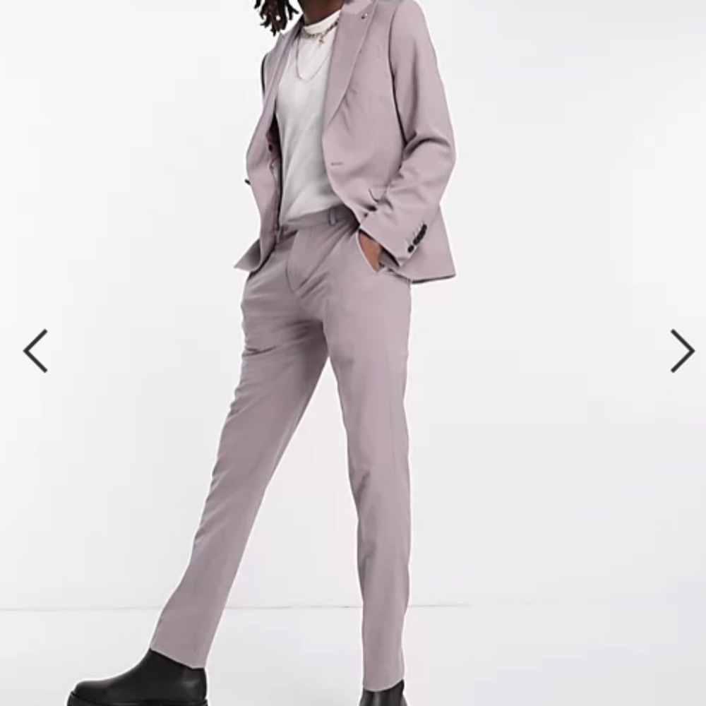 Twister Tailor Slim Fit Suit Pants Lilac Lavender 30x34 New w/ Tags